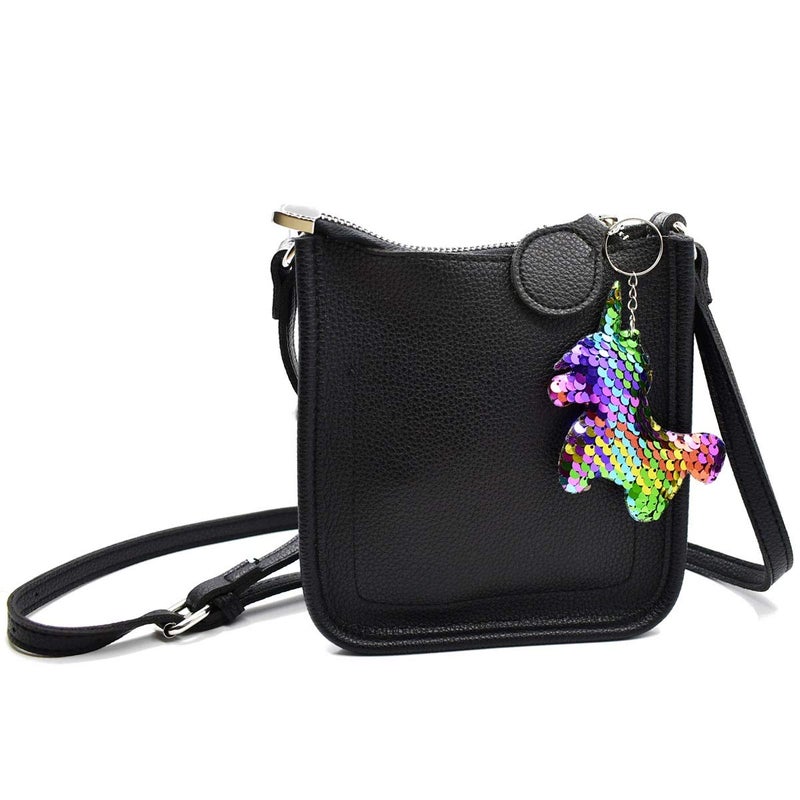 TTSAM 20 Pieces Reversible Mermaid Sequin Keychain Glitter Flip Sequin Keychains Animal Shape Sequin Key Chains Valentine's Day Gift Party Events Gift Birthday Party Supplies (20 Styles) - Image 4